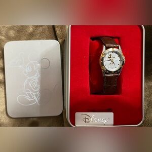 Disney Men's Silver and Brown Watch